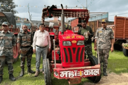 बालू से लदे अवैध ट्रैक्टर को पकड़ने गए CO पर हुवा जानलेवा हमला |